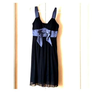 Black dress with bow